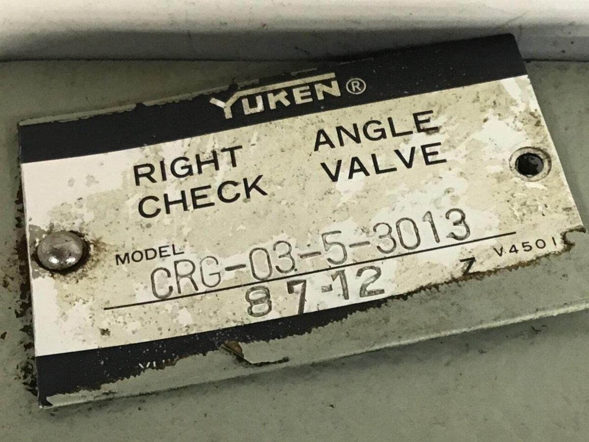 Used YUKEN Check Valve CRG-03-5-3013 Used #144639