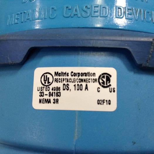 Used MELTRIC Receptacle/Connector 33-94163 #83538
