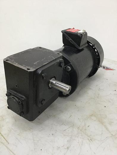 Used MARATHON ELECTRIC 3 HP Motor W/Gear Box KVA 182THFR7729AP L #133432