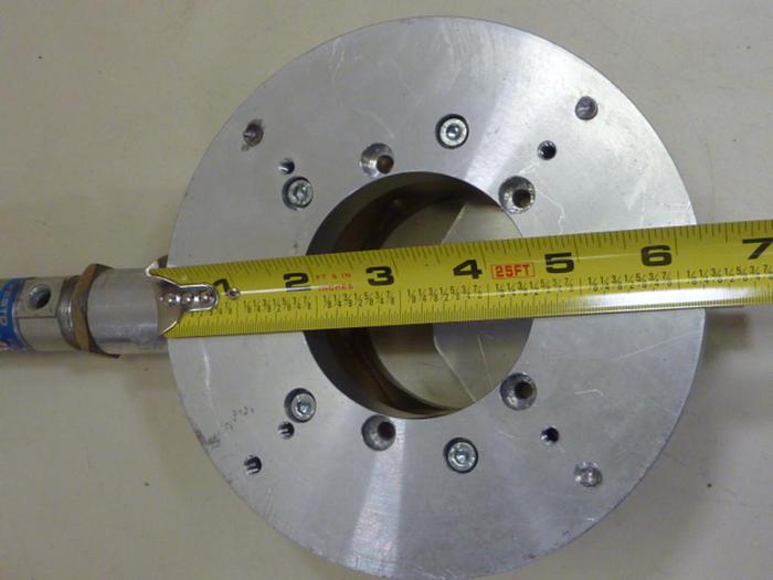 Used FESTO 2 3/4" Numatic Slide w/ Festo Cylinder D5NU-25-80-P #56385