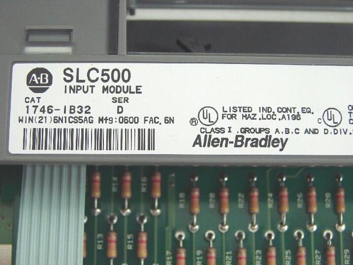 Used ALLEN BRADLEY Input Module 1746-IB32 SER D #6865
