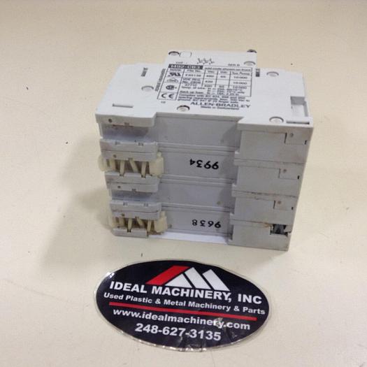 Used ALLEN BRADLEY 4 Amp Circuit Breaker 1492-CB3/G040 SER B #75153