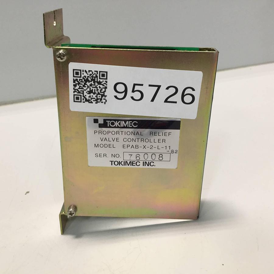 Used TOKIMEC Proportional Relief Valve Controller EPAB-X-2-L-11 Used