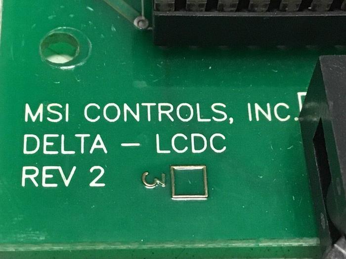Used MSI CONTROLS Hot Runner Circuit Board DELTA-LCDC #111852