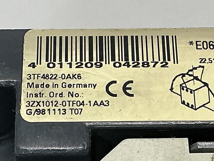 Used SIEMENS 3TF4822-OAK6