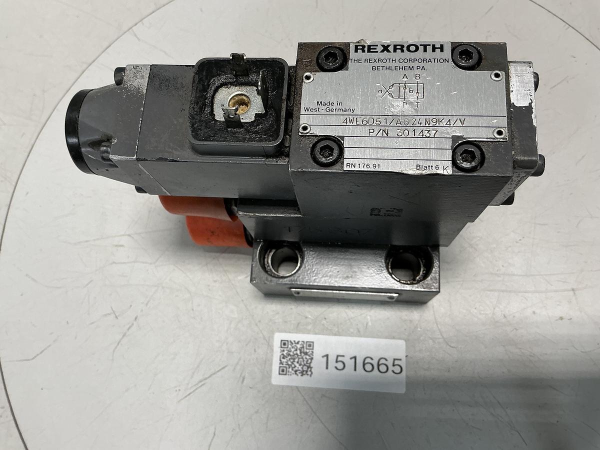 Used REXROTH 4WE6D51/AG24N9K4/V