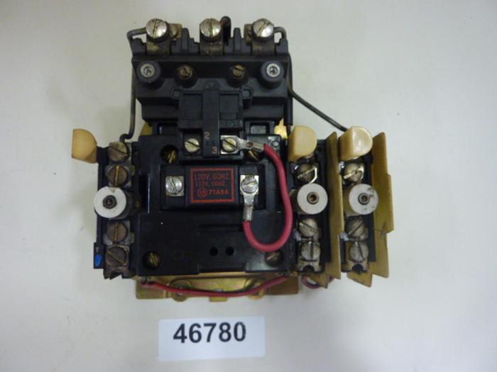 Used ALLEN BRADLEY Motor Starter Size 1 709-BOD103 SER K #46780