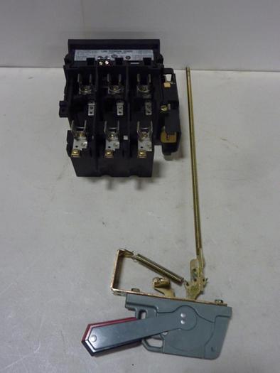 Used ALLEN BRADLEY 30 Amp Disconnect Switch 1494V-DS30 SER A #57415
