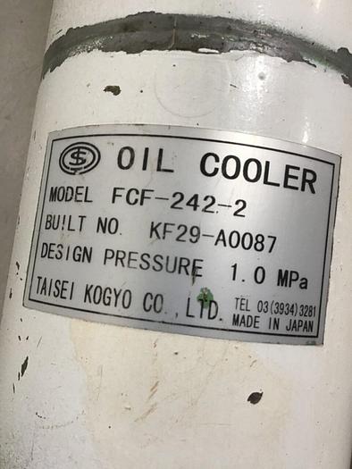 Used TAISEI KOGYO Heat Exchanger / Oil Cooler FCF-242-2 #136758