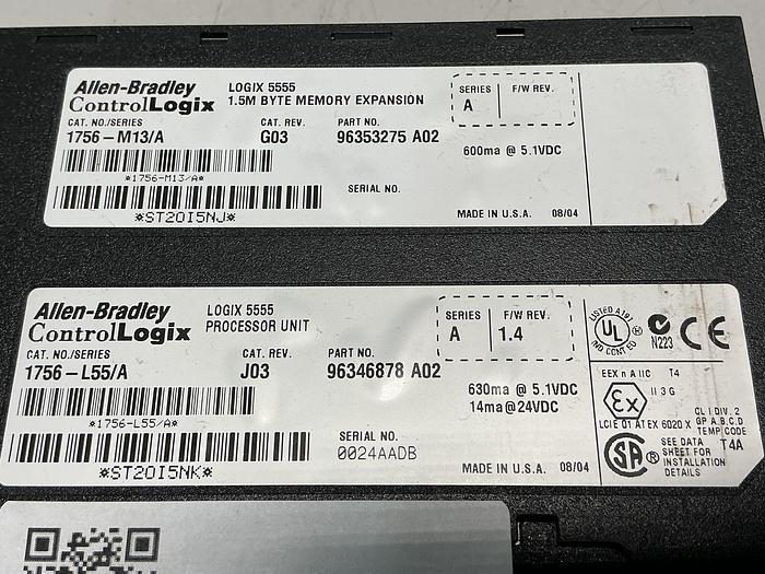 Used ALLEN BRADLEY 1756-M13/A