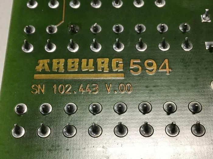 Used ARBURG Circuit Board 594 #139616