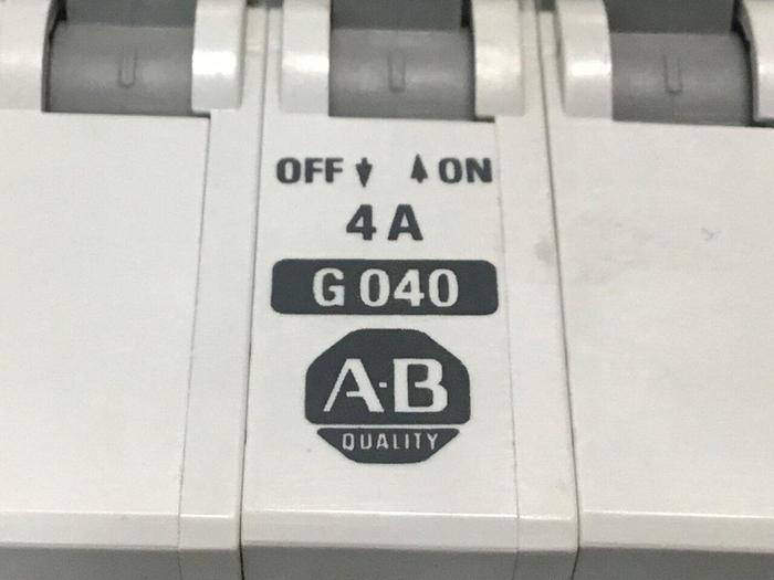 Used ALLEN BRADLEY 4 Amp Circuit Breaker 1492-CB3/G040 SER B #114335