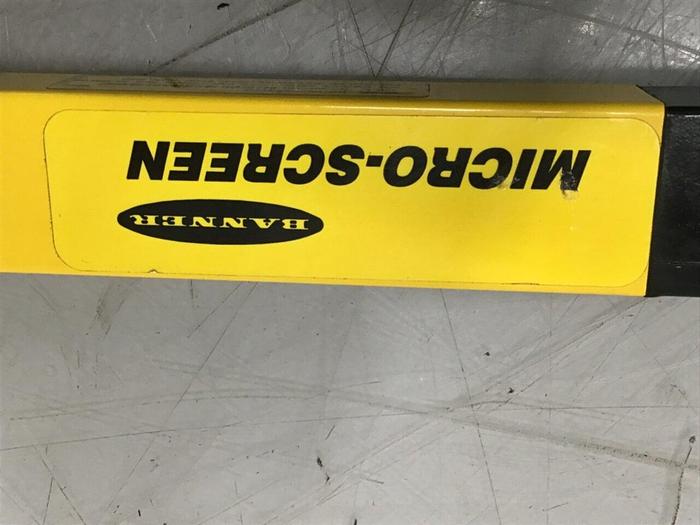 Used BANNER ENGINEERING Light Curtain Emitter USE3624YP2 #49870
