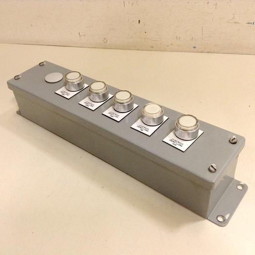 Used EUROBEX Push Button Enclosure w/ Buttons 1500 SDC #69395