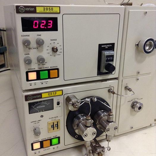 Used VARIAN Variable Wavelength Detector w/ HPLC Pump 2050 / 2010 #75898