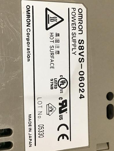 Used OMRON Power Supply S8VS-06024 #122445