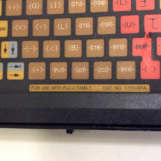 Used ALLEN BRADLEY PLC-2 Family Keyboard 1770-FL SER C #75895