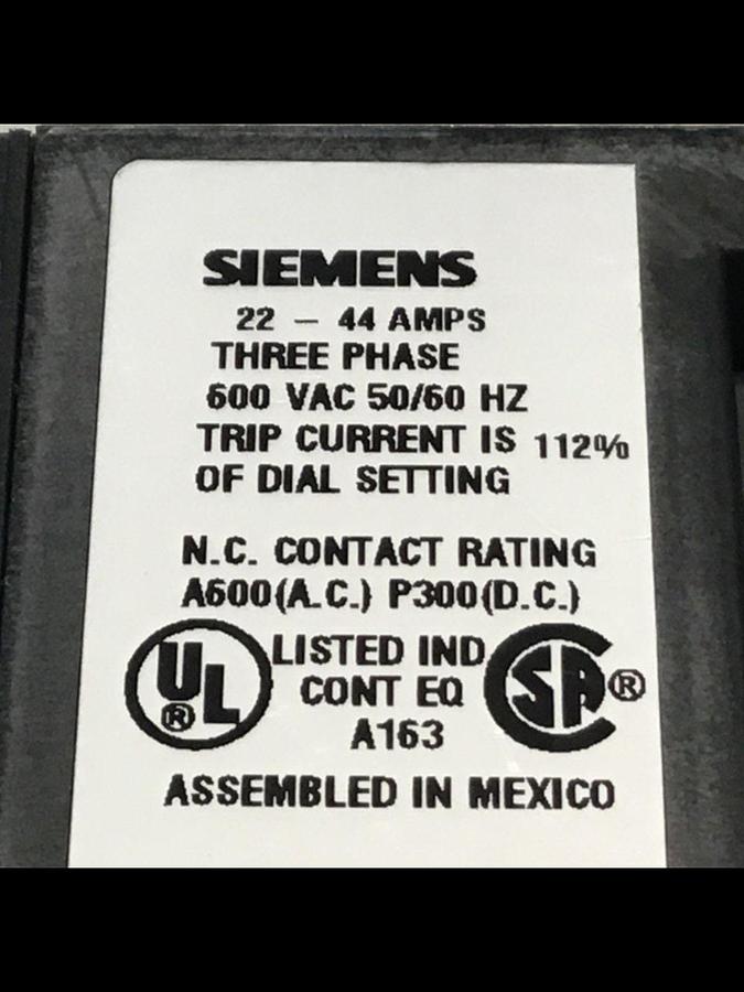 Used SIEMENS Relay 958L109441U Used