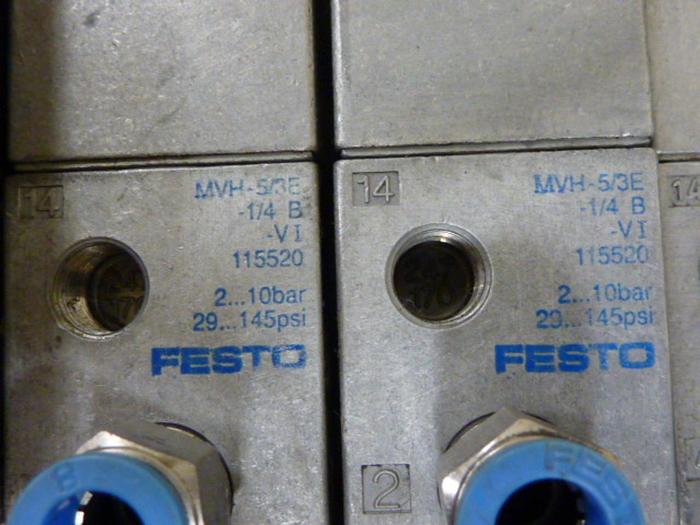 Used FESTO Control Block / Valve Terminal IFB8-02 #52814