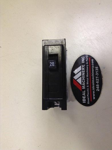 Used CUTLER HAMMER 20 Amp Circuit Breaker BA120 #75220