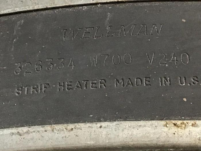 Used WELLMAN 700 Watt Heater Band 326334 700W #125844