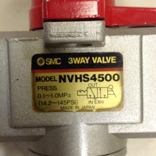 Used SMC 3 Way Valve NVHS4500 #78057