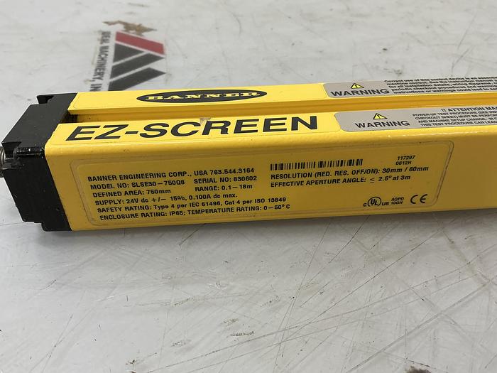 Used BANNER SLSE30-750Q8