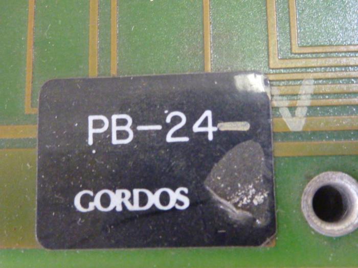 Used GORDOS I/O Circuit Board PB-24-V #55184