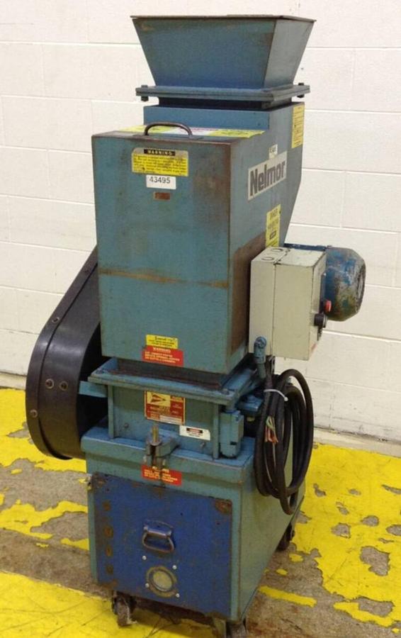 Used NELMOR 3 HP Grinder / Granulator G810LS 3 HP USED