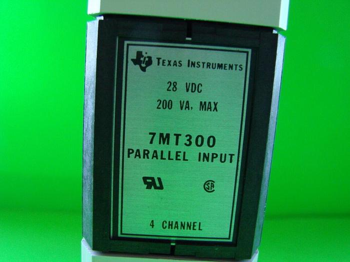 Used TEXAS INSTRUMENTS Input Module 7MT-300 #11239