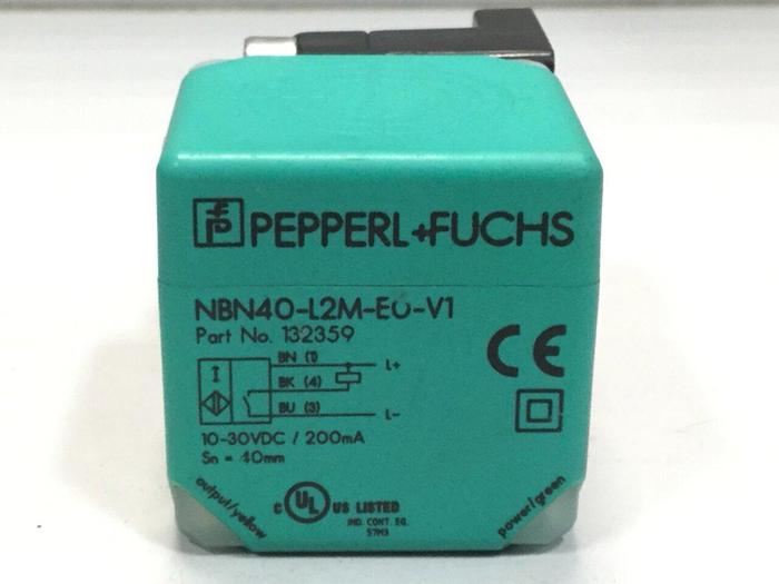Used PEPPERL & FUCHS Proximity Sensor NBN40-L2M-EO-V1 #102778