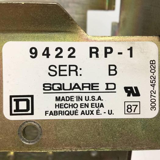 Used SQUARE D Operating Mechanism 9422-RP-1 #93405