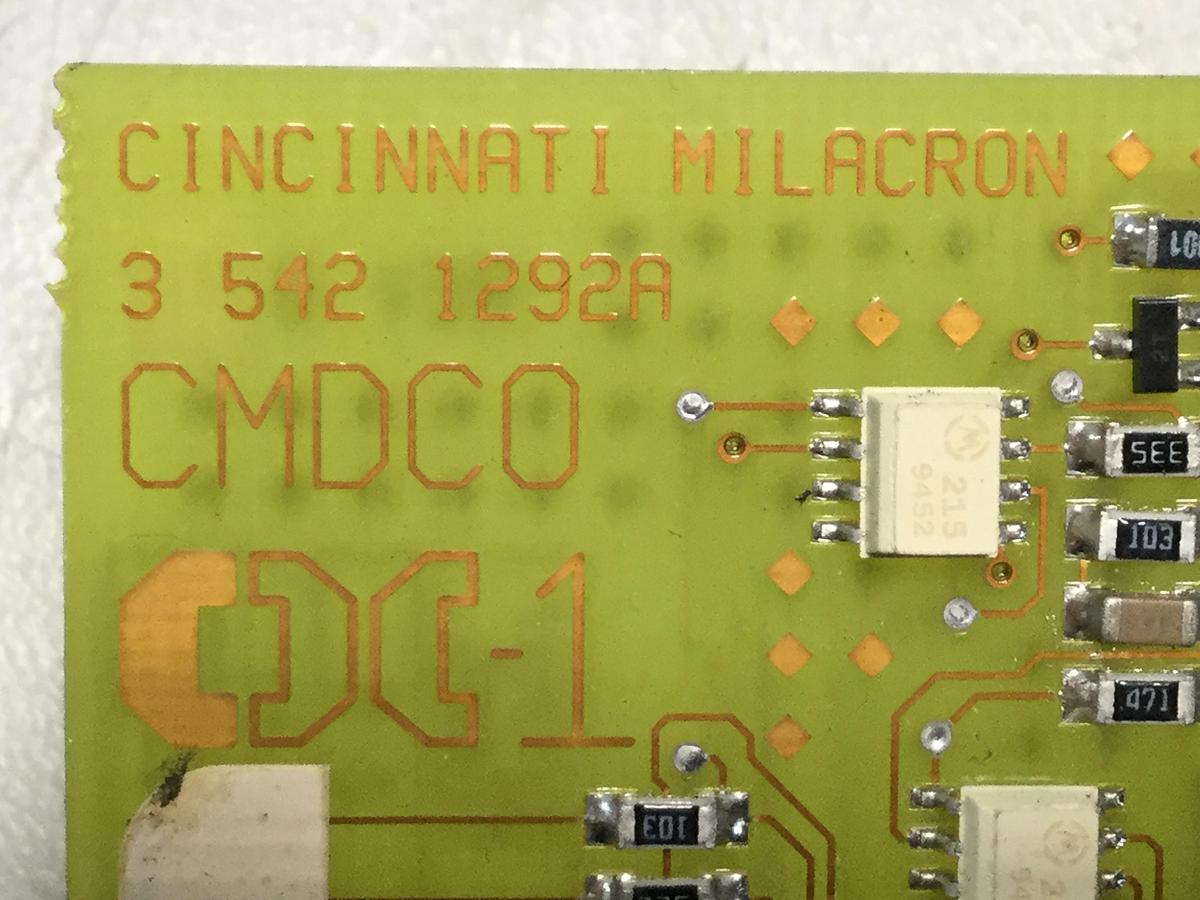 Used CINCINNATI MILACRON Circuit Board 3-542-1292A / BRACKET Used