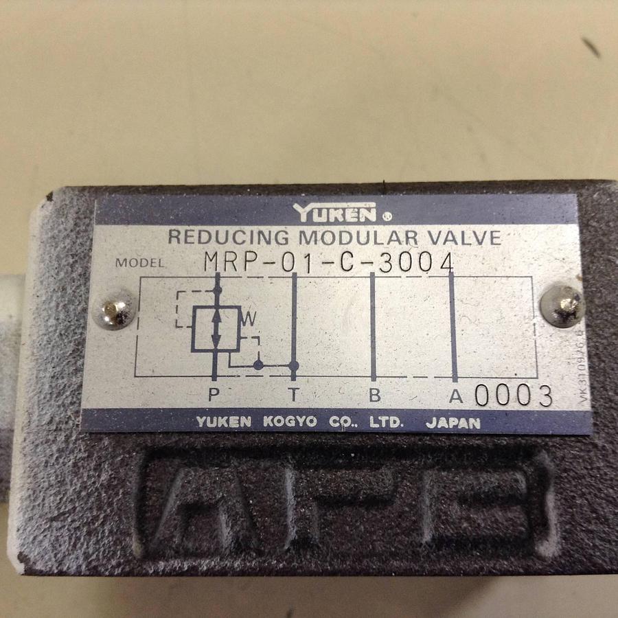 Used YUKEN Reducing Modular Valve MRP-01-C-3004 Used