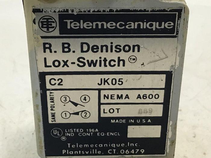 Used TELEMECANIQUE Lox-Switch C2JK05 #121802