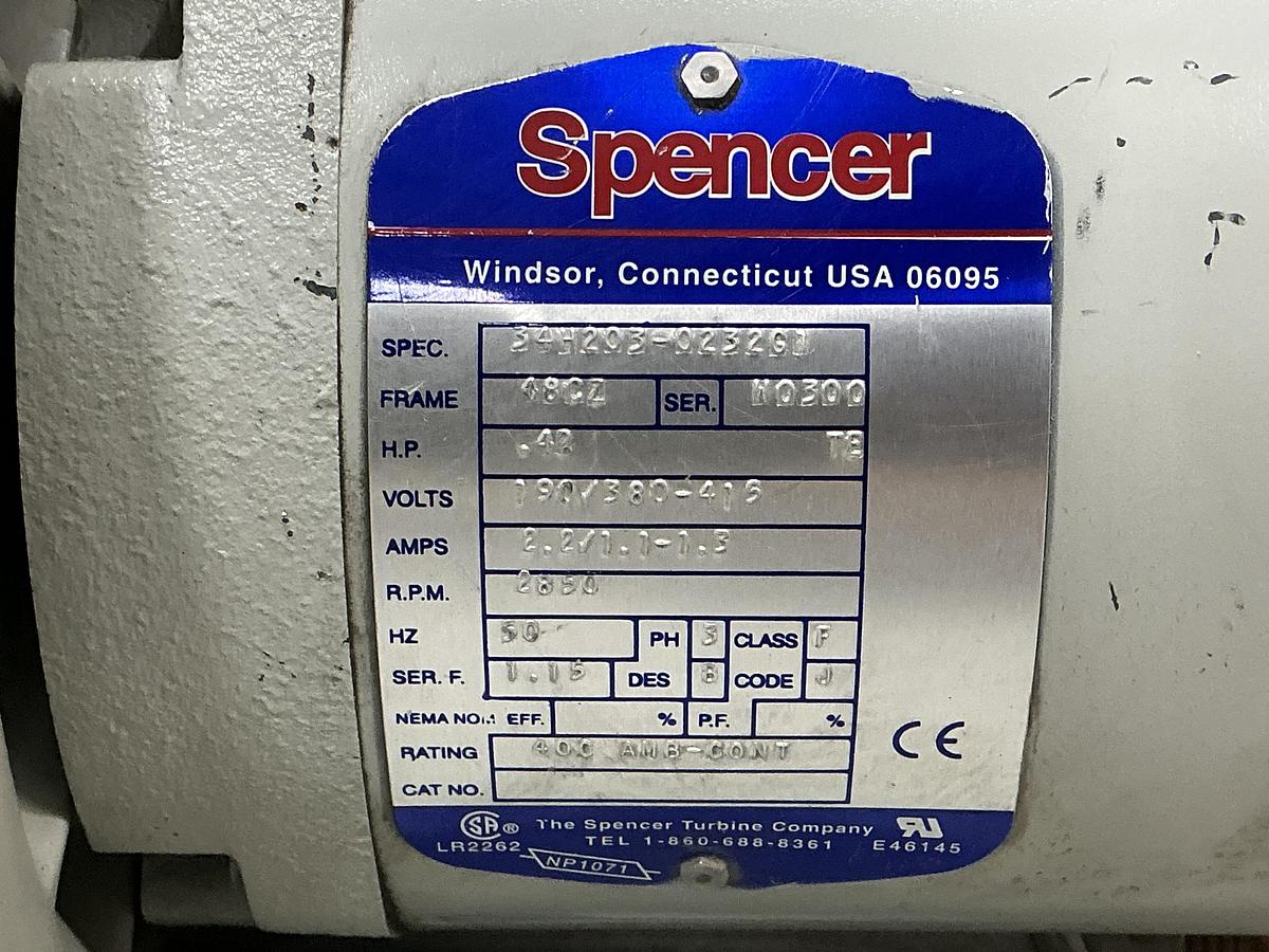 Used SPENCER 34H203-0232G1