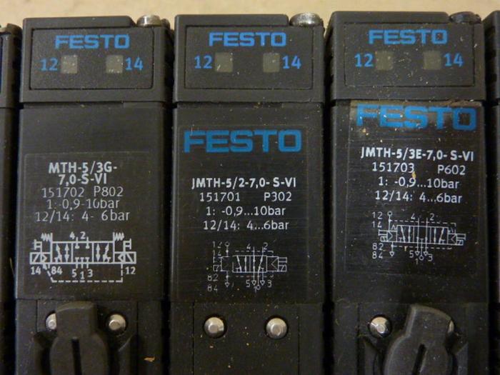 Used FESTO Control Block w/ Valves IFB8-03 #52801