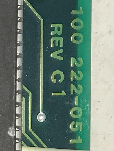 Used BRANSON Circuit Board 100-222-051 #128768