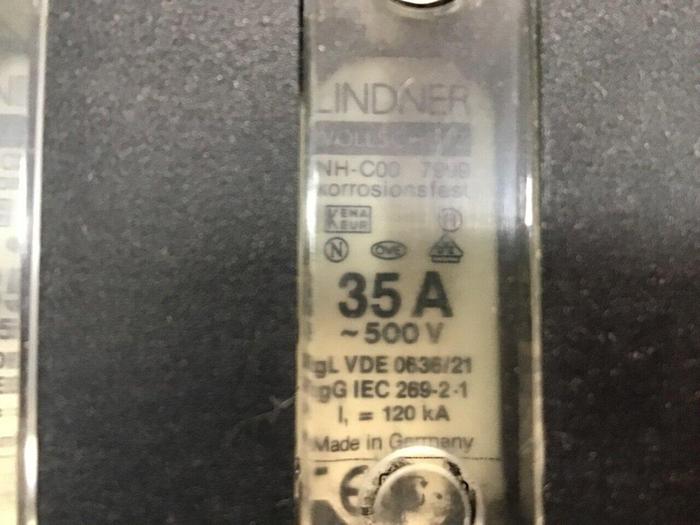 Used LINDNER Fuse Holder 8295.000405 Used