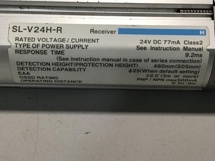 Used KEYENCE CORP Receiver Safety Light SL-V24H-R #113840