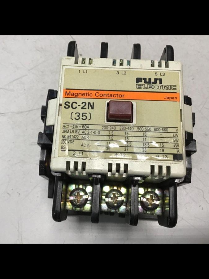 Used FUJI ELECTRIC Contactor SC-2N 4NC1Q0 Used