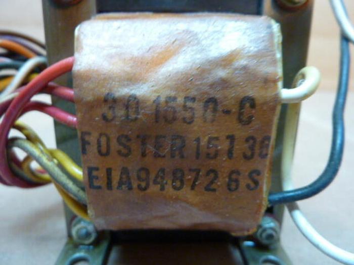 Used FOSTER Transformer 301550-C #26043