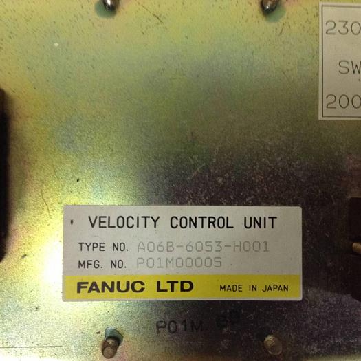 Used FANUC Control Module A06B-6053-H001 Used