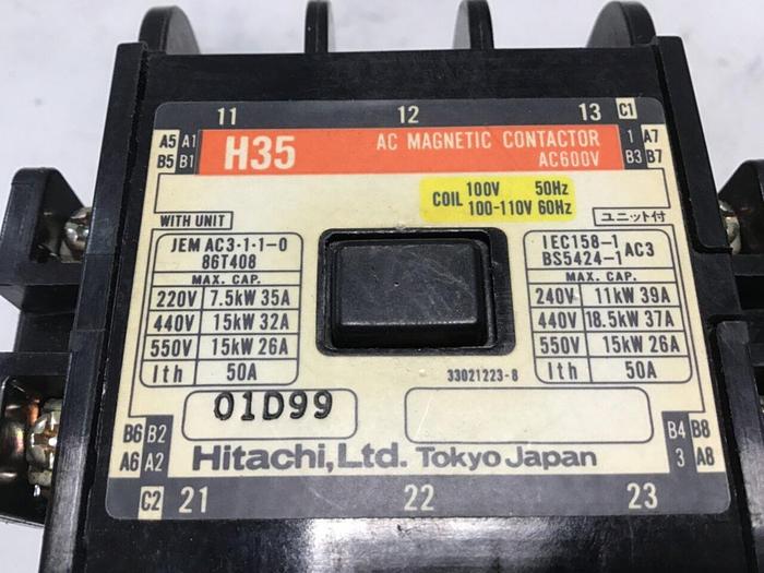 Used HITACHI Contactor H35 01D99 #141285