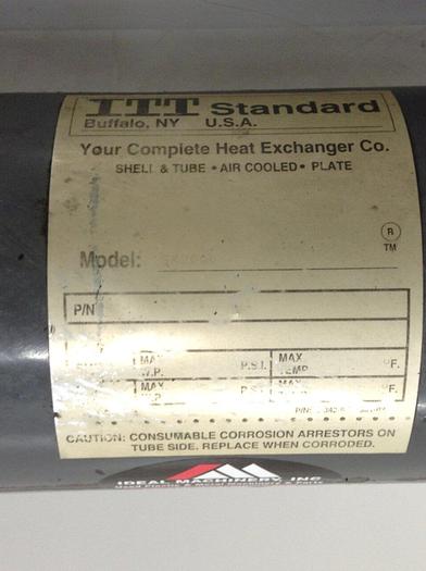 Used ITT STANDARD Heat Exchanger SX2000 Used
