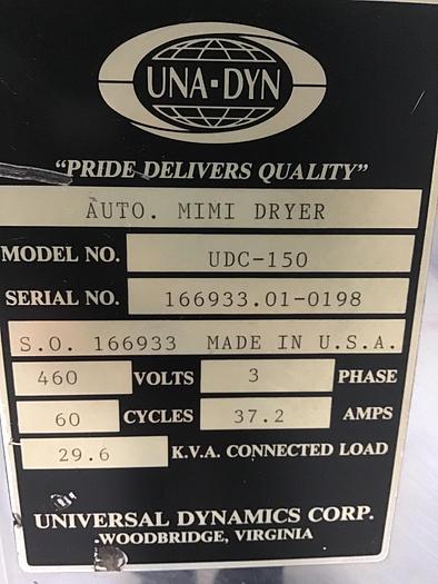 Used UNA-DYN UDC-150 Auto Mini Desiccant Dryer Used #142690