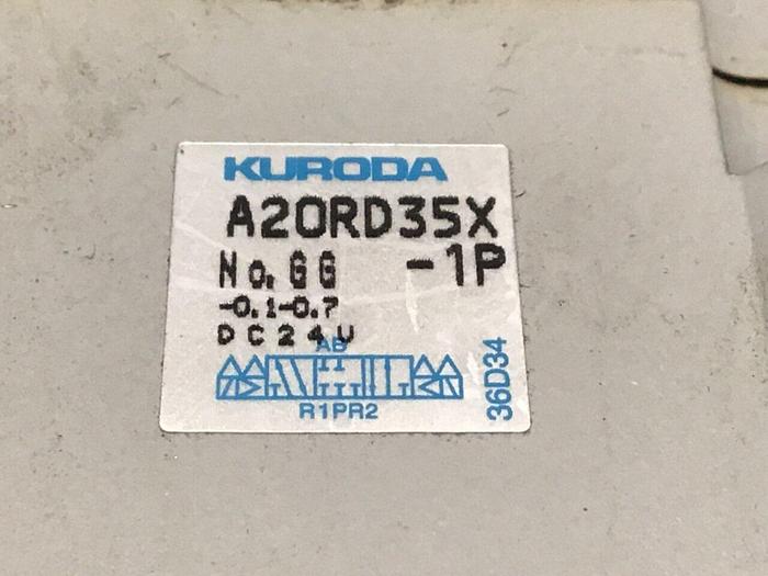 Used KURODA Solenoid Valve A20RD35X-1P #114525