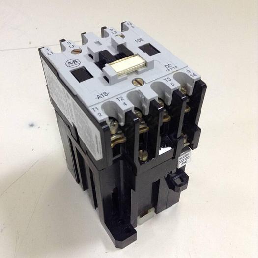 Used ALLEN BRADLEY Contactor 100-A18NZ.3 SER B #87095