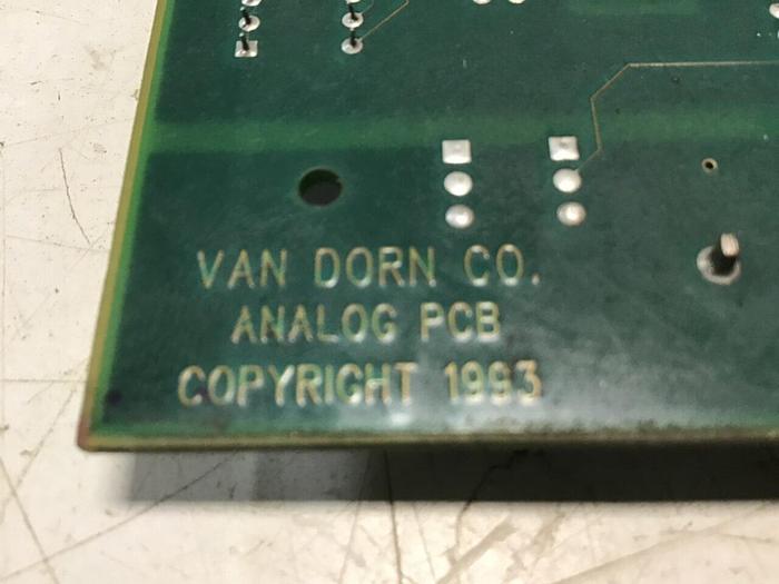 Used VAN DORN Analog Circuit Board 330025 PC330-025 Used