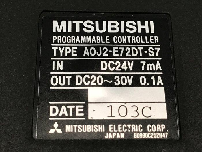 Used MITSUBISHI Programmable Controller A0J2-E72DT-S7 #114355